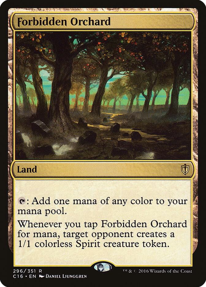Forbidden Orchard 296 card from Commander 2016