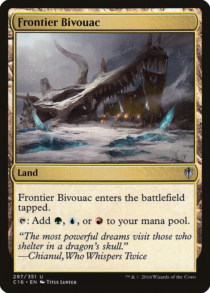 Frontier Bivouac 297 card from Commander 2016