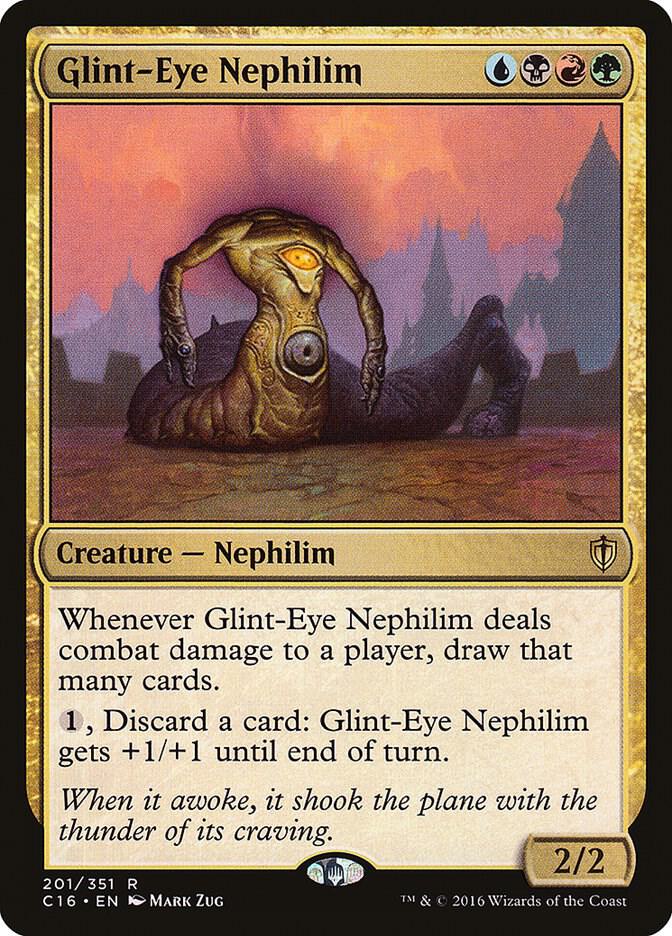 Glint-Eye Nephilim 201 card from Commander 2016