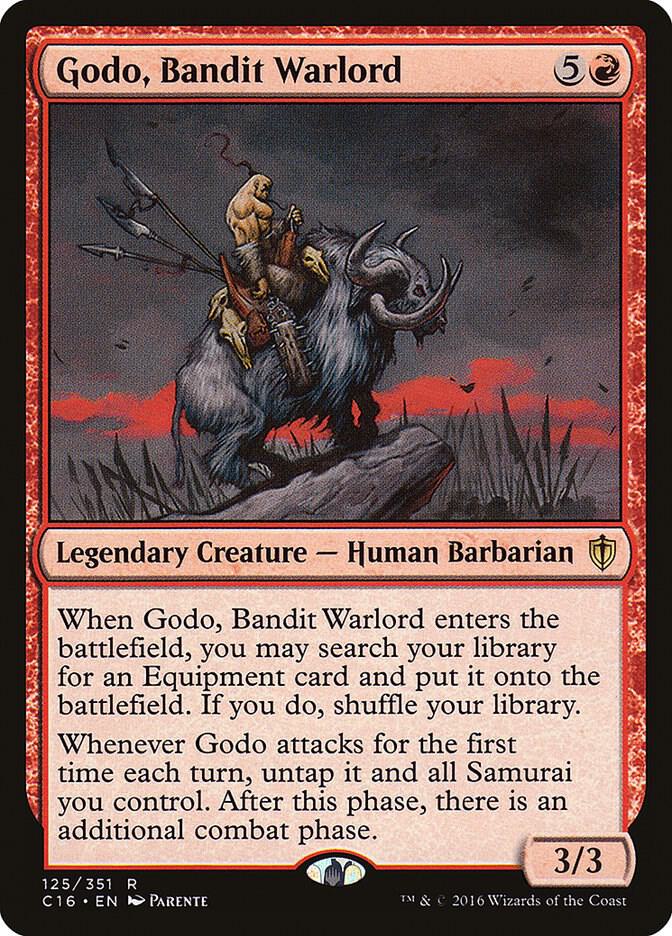 Godo, Bandit Warlord 125 card from Commander 2016