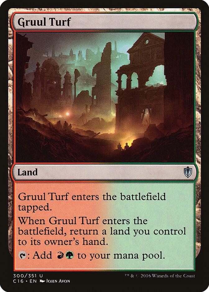 Gruul Turf 300 card from Commander 2016