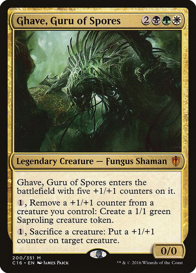 Ghave, Guru of Spores 200 card from Commander 2016