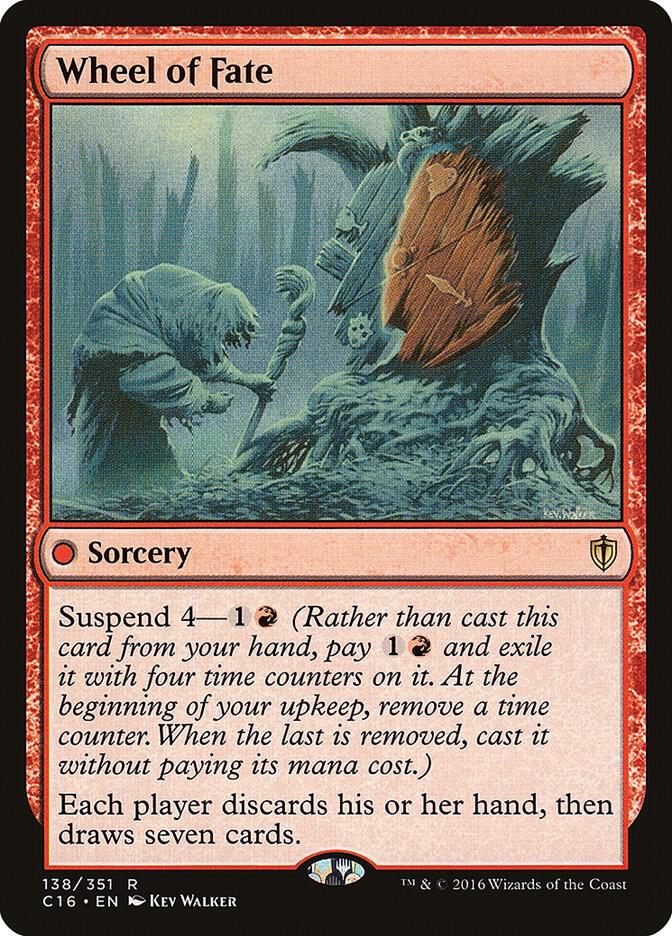 Wheel of Fate 138 card from Commander 2016