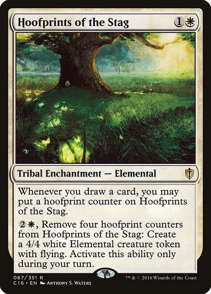 Hoofprints of the Stag 67 card from Commander 2016