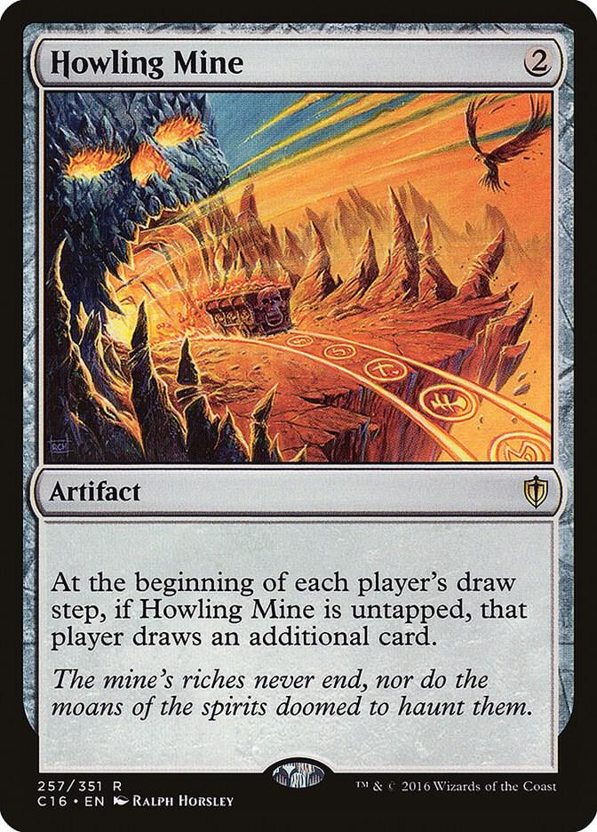Howling Mine 257 card from Commander 2016