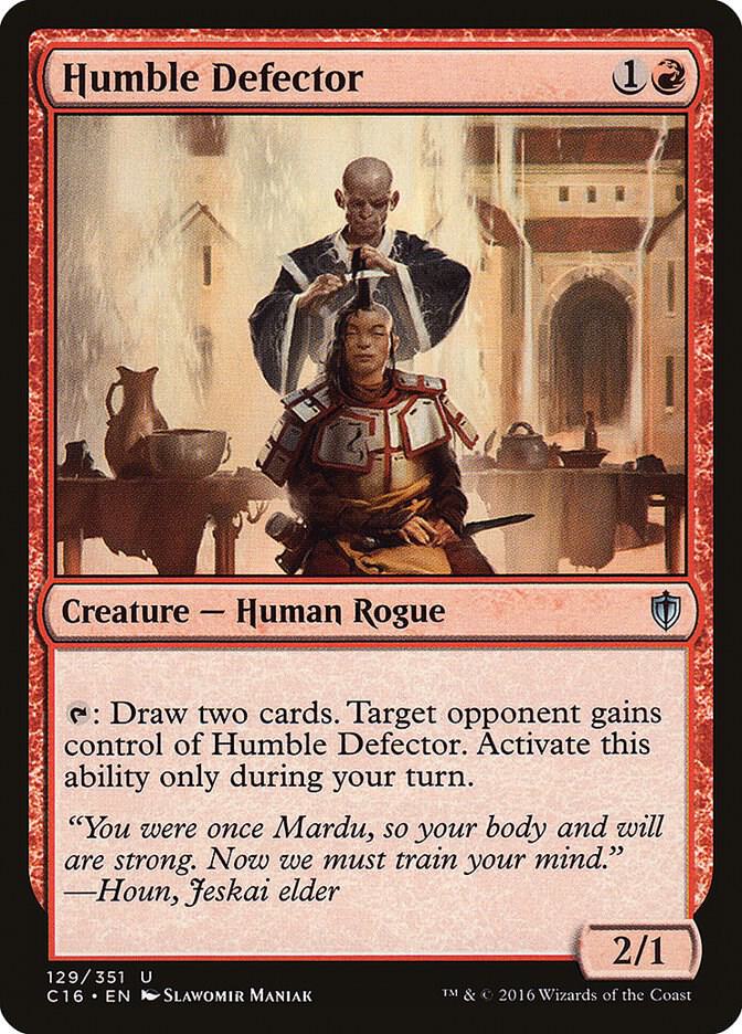 Humble Defector 129 card from Commander 2016