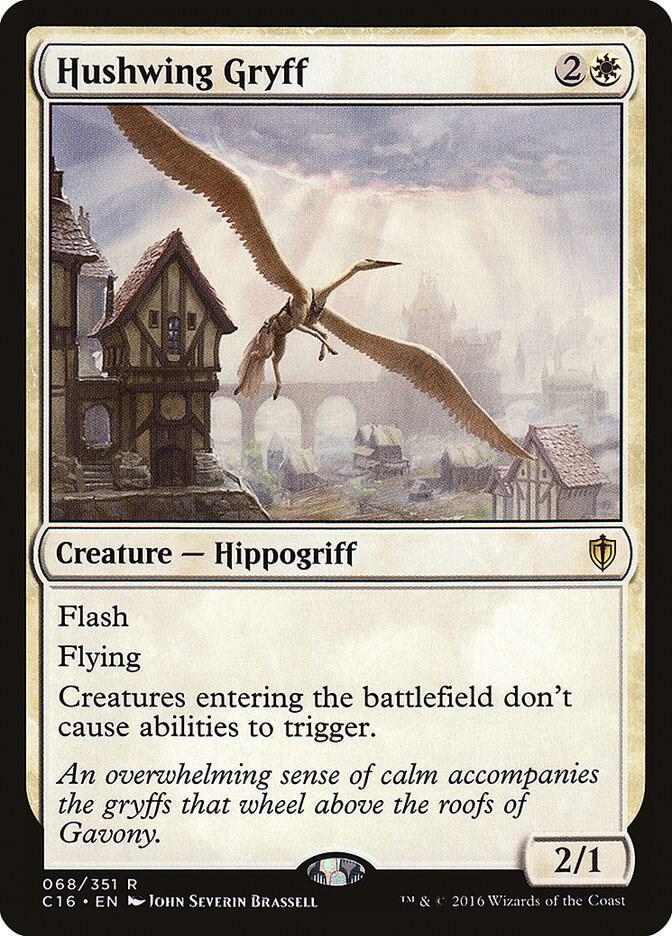 Hushwing Gryff 68 card from Commander 2016