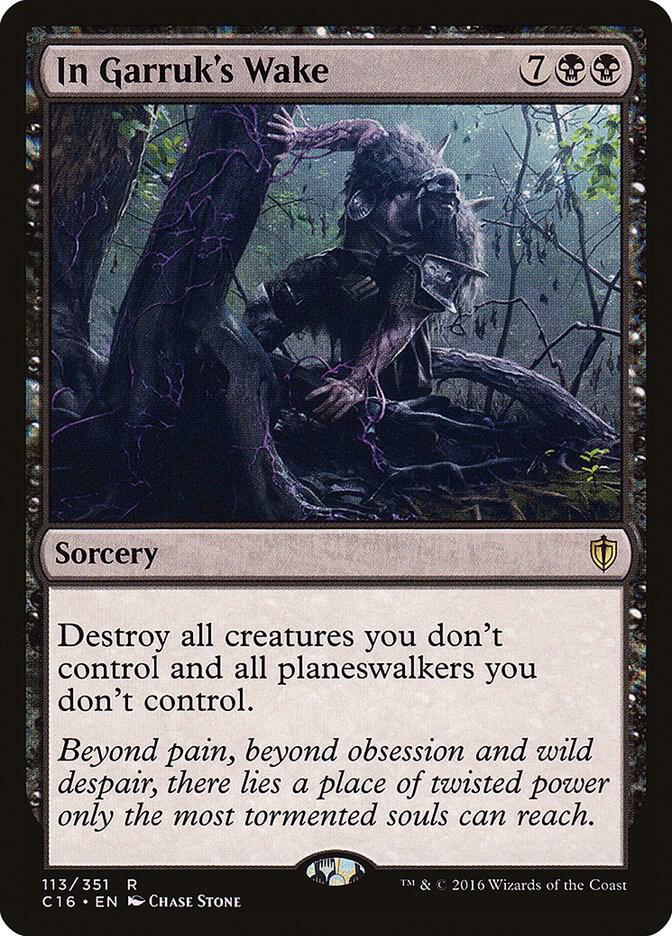 In Garruk's Wake 113 card from Commander 2016