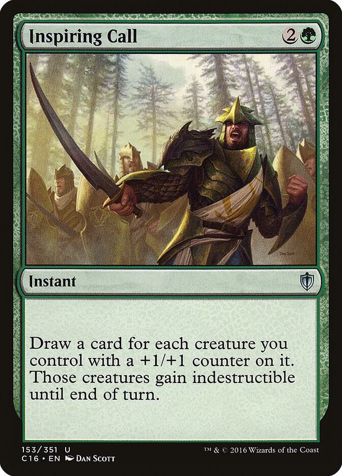 Inspiring Call 153 card from Commander 2016