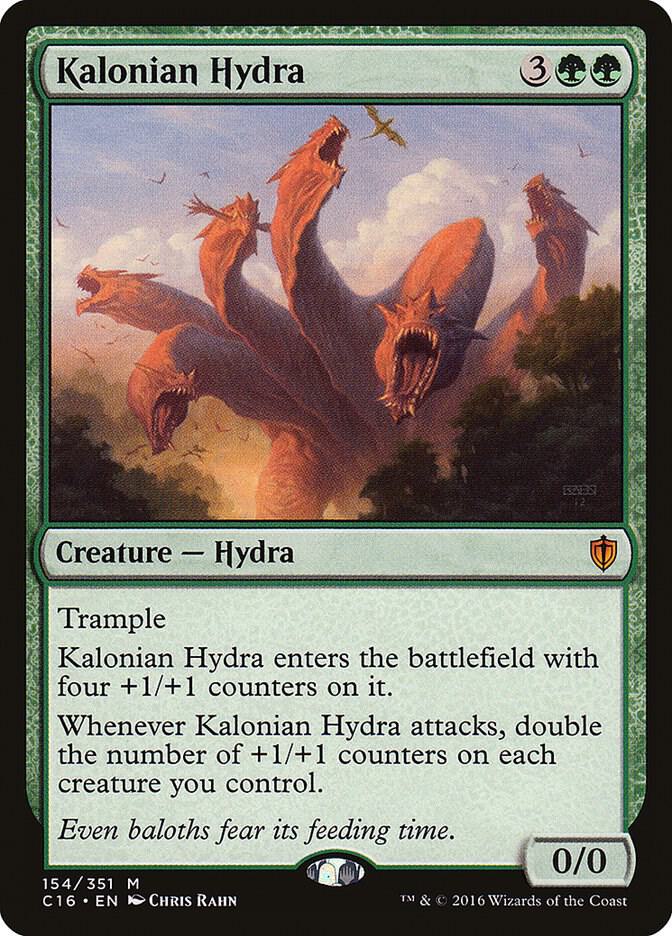 Kalonian Hydra 154 card from Commander 2016