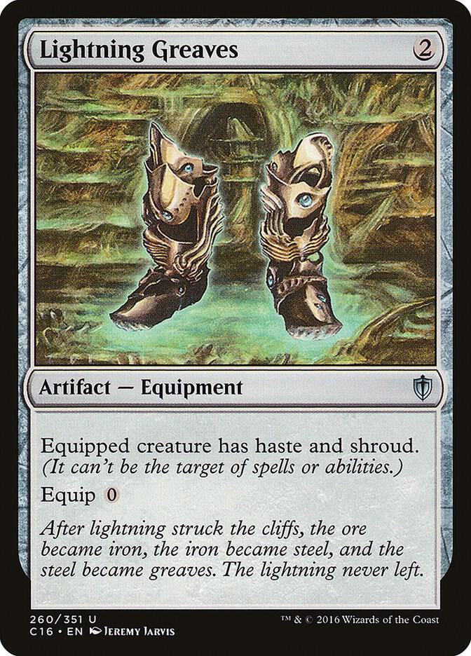 Lightning Greaves 260 card from Commander 2016