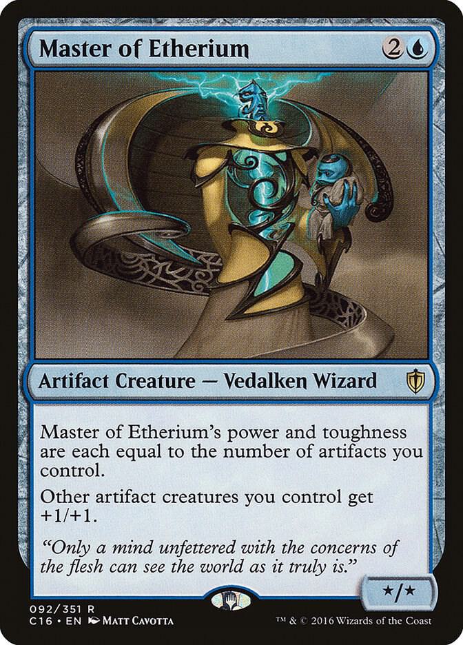 Master of Etherium 92 card from Commander 2016