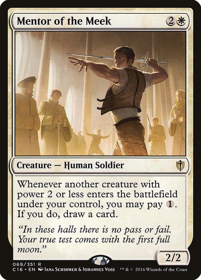 Mentor of the Meek 69 card from Commander 2016