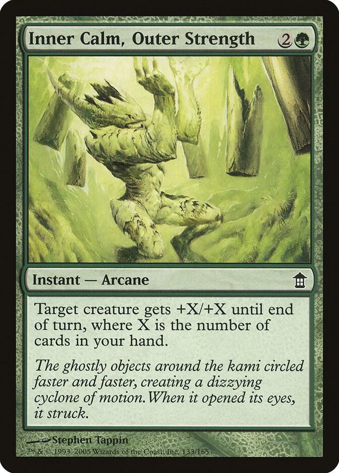 Inner Calm, Outer Strength 133 card from Saviors of Kamigawa