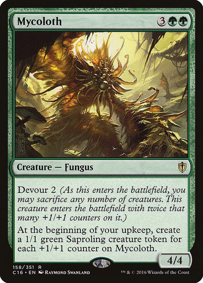 Mycoloth 158 card from Commander 2016