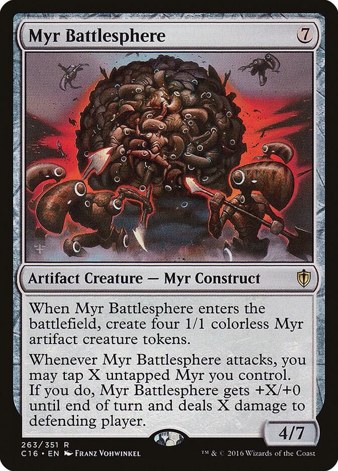Myr Battlesphere 263 card from Commander 2016