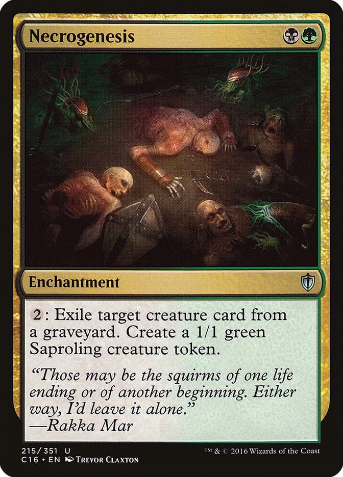 Necrogenesis 215 card from Commander 2016