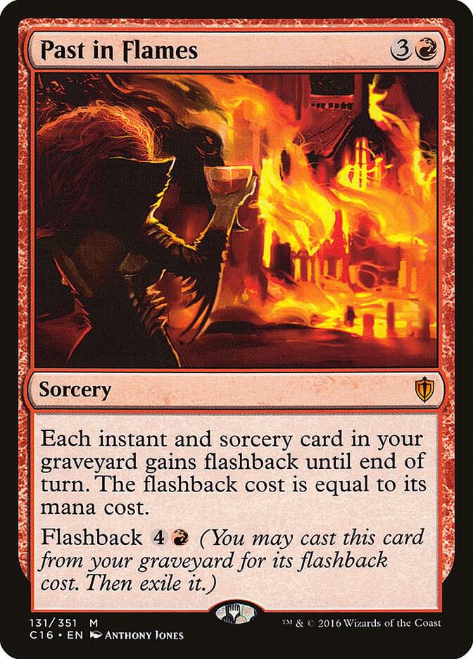 Past in Flames 131 card from Commander 2016