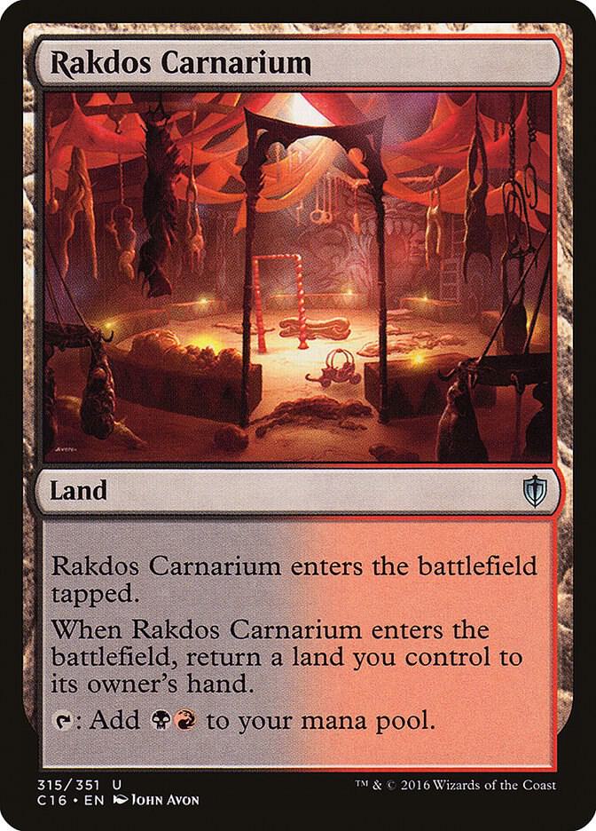 Rakdos Carnarium 315 card from Commander 2016