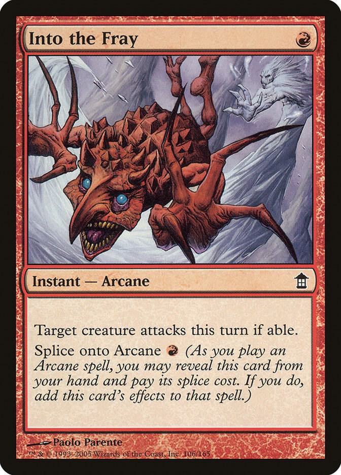 Into the Fray 106 card from Saviors of Kamigawa