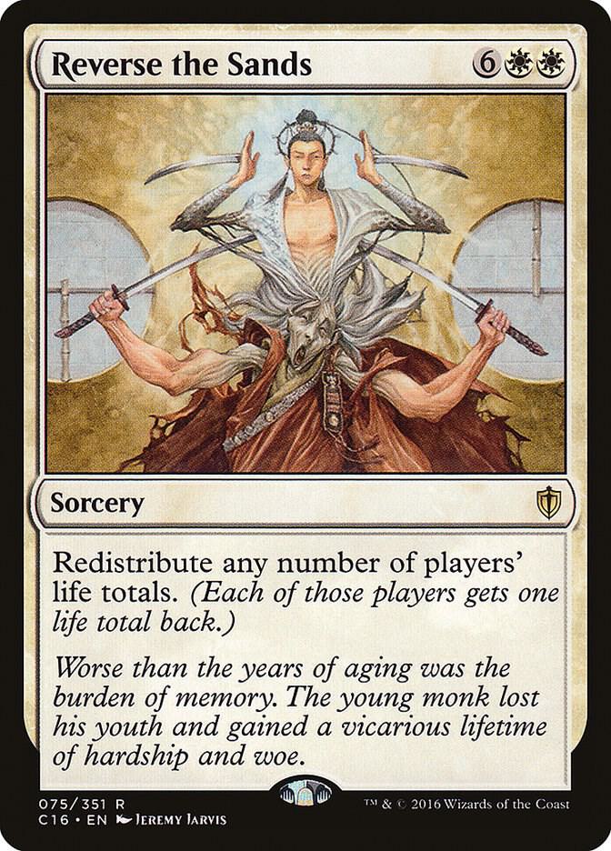Reverse the Sands 75 card from Commander 2016
