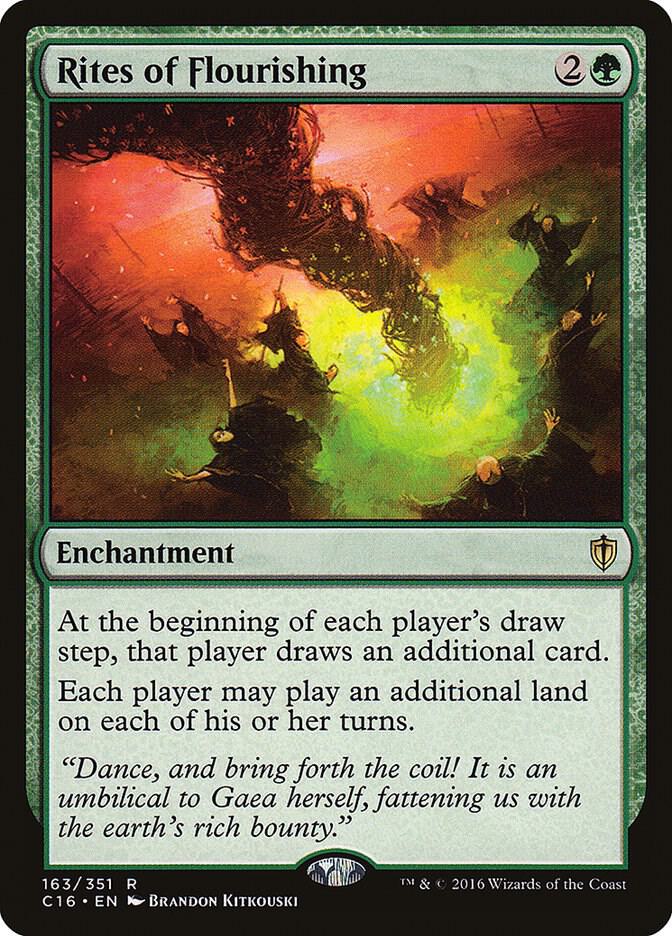 Rites of Flourishing 163 card from Commander 2016
