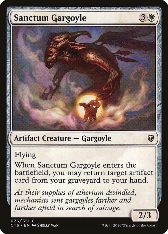 Sanctum Gargoyle 76 card from Commander 2016
