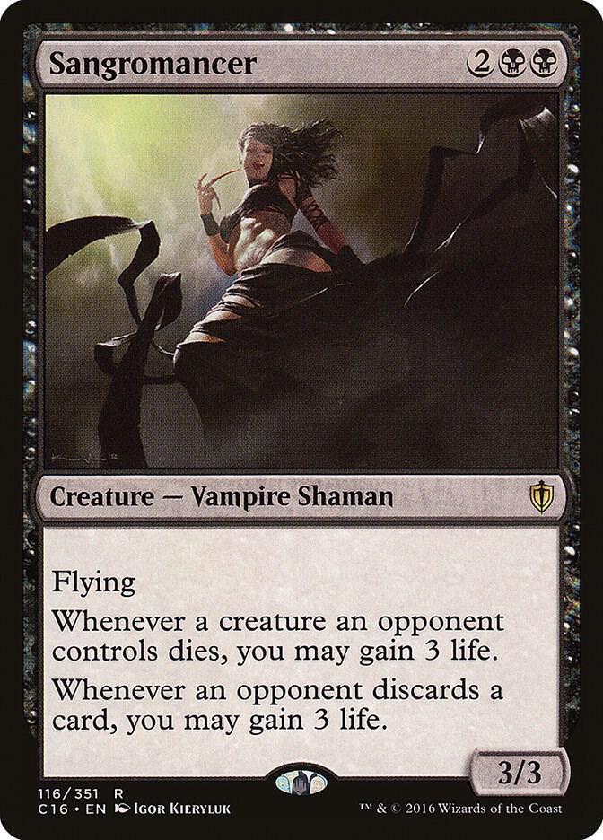 Sangromancer 116 card from Commander 2016