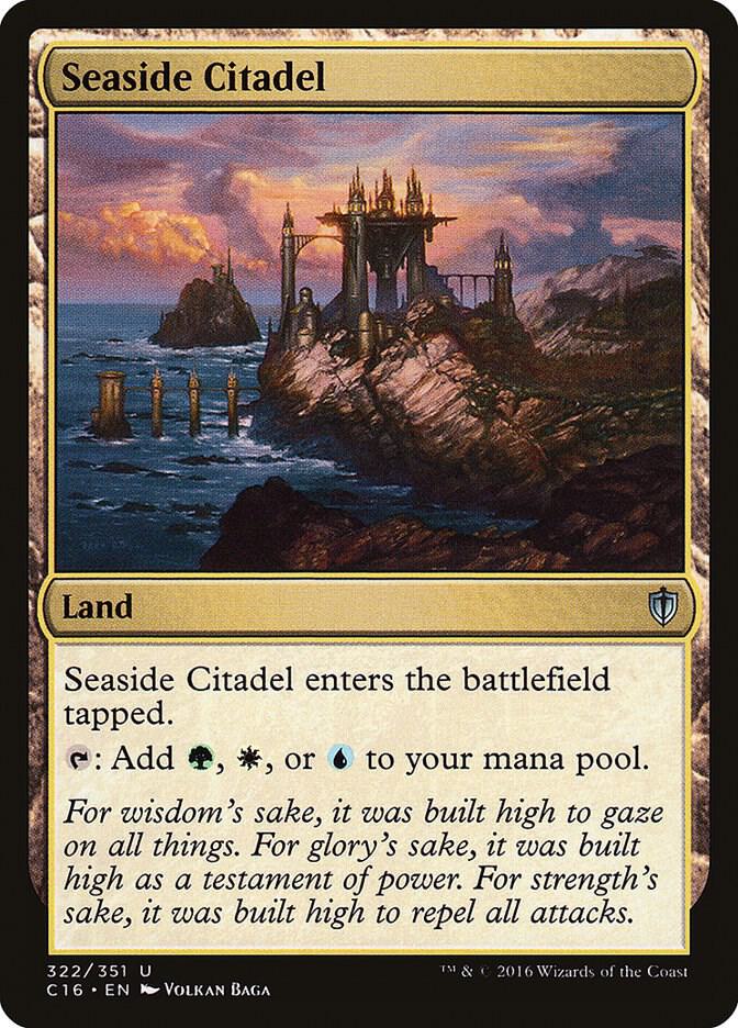 Seaside Citadel 322 card from Commander 2016