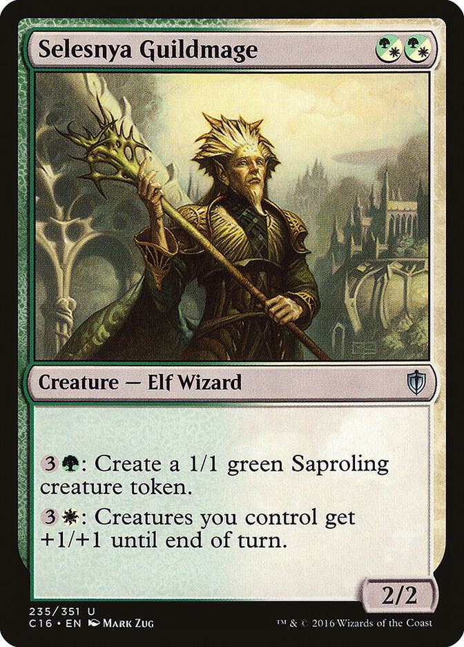 Selesnya Guildmage 235 card from Commander 2016