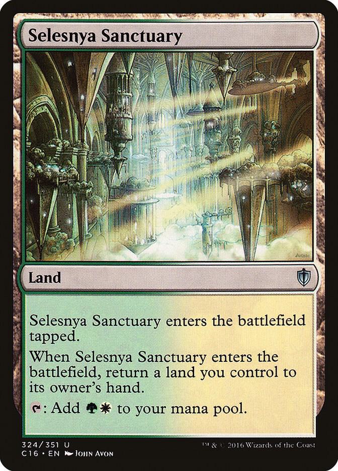 Selesnya Sanctuary 324 card from Commander 2016
