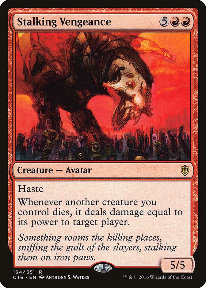 Stalking Vengeance 134 card from Commander 2016