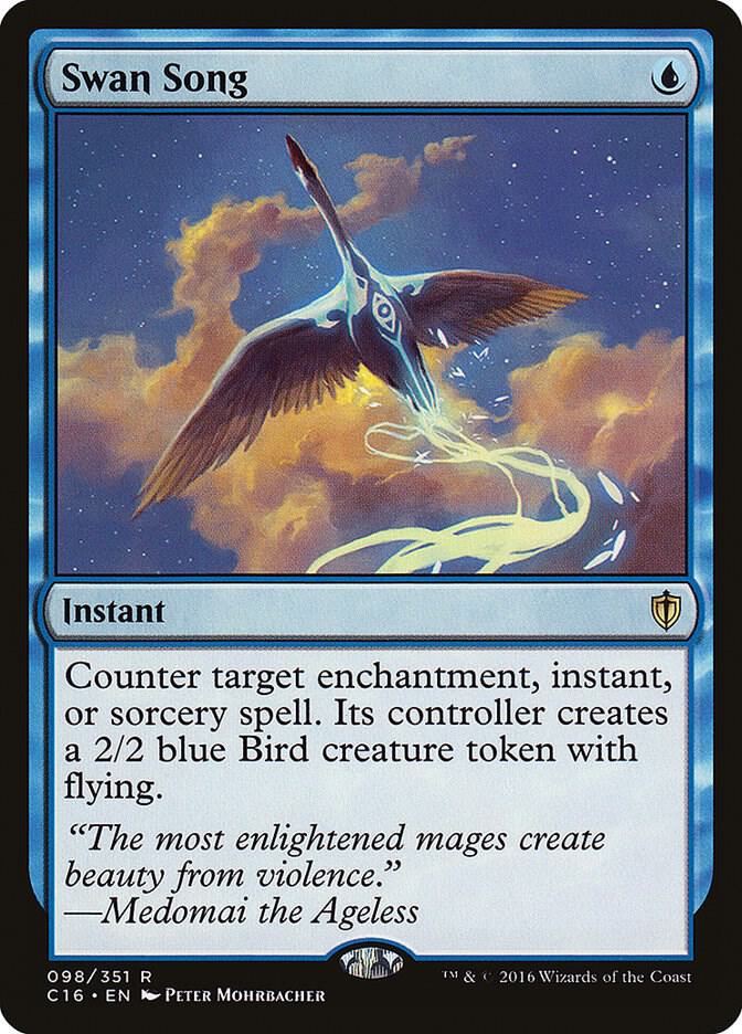Swan Song 98 card from Commander 2016