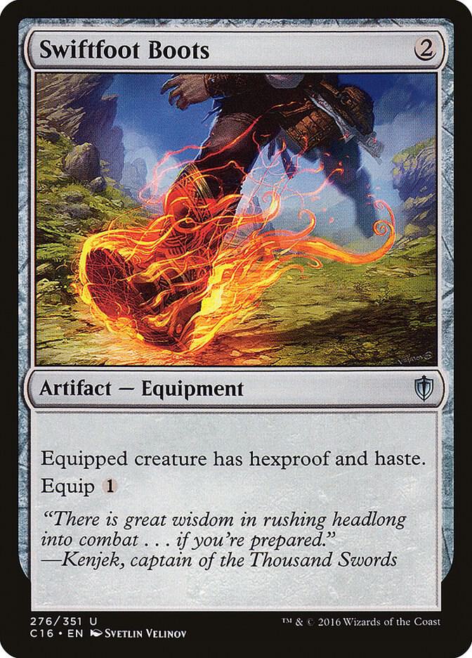 Swiftfoot Boots 276 card from Commander 2016