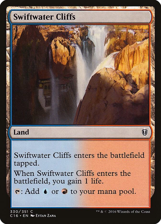 Swiftwater Cliffs 330 card from Commander 2016