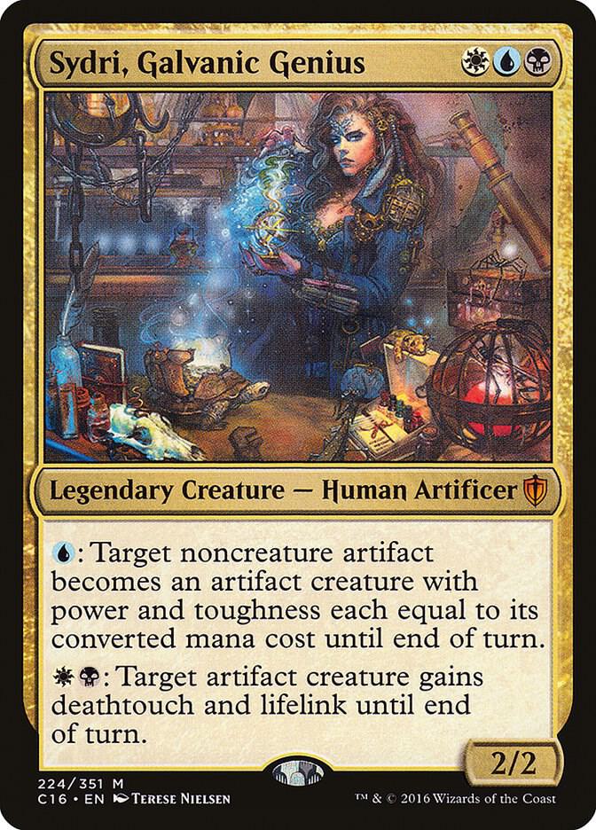 Sydri, Galvanic Genius 224 card from Commander 2016