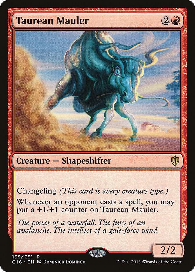 Taurean Mauler 135 card from Commander 2016