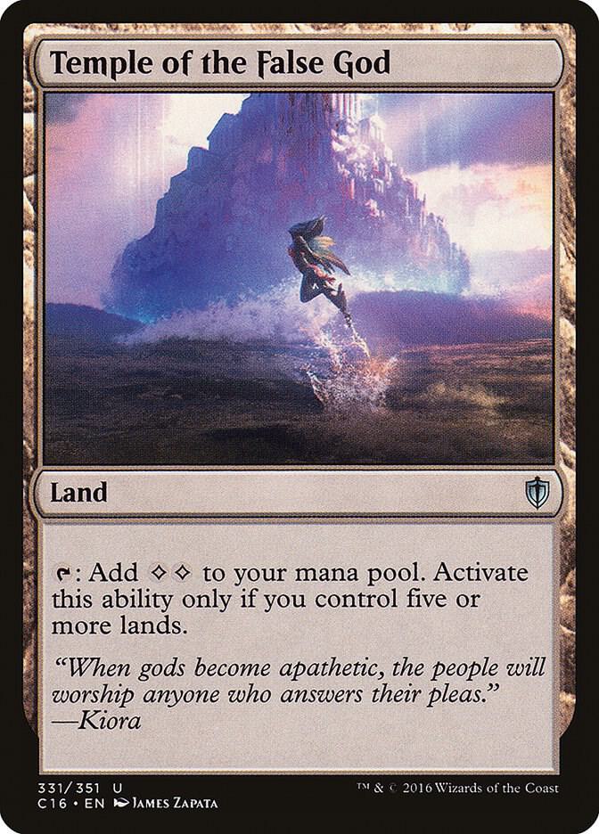 Temple of the False God 331 card from Commander 2016