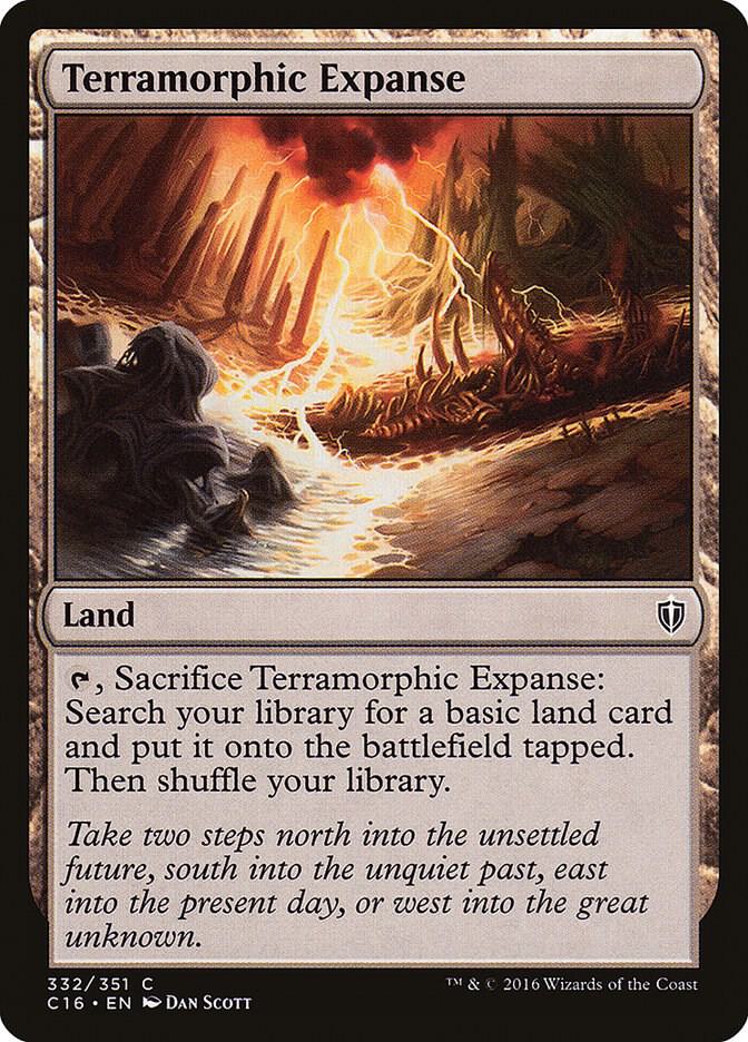 Terramorphic Expanse 332 card from Commander 2016