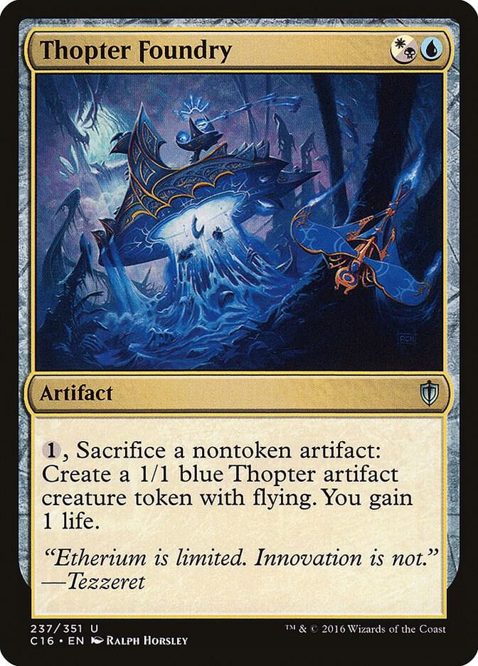 Thopter Foundry 237 card from Commander 2016