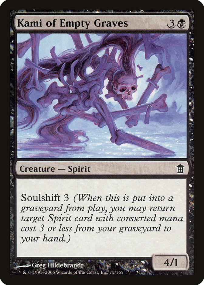 Kami of Empty Graves 75 card from Saviors of Kamigawa