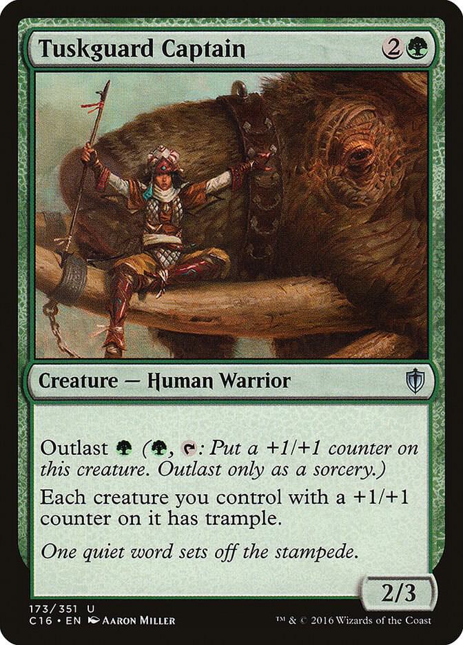 Tuskguard Captain 173 card from Commander 2016