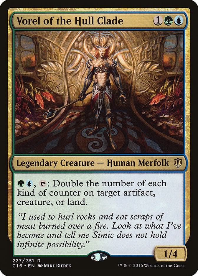 Vorel of the Hull Clade 227 card from Commander 2016