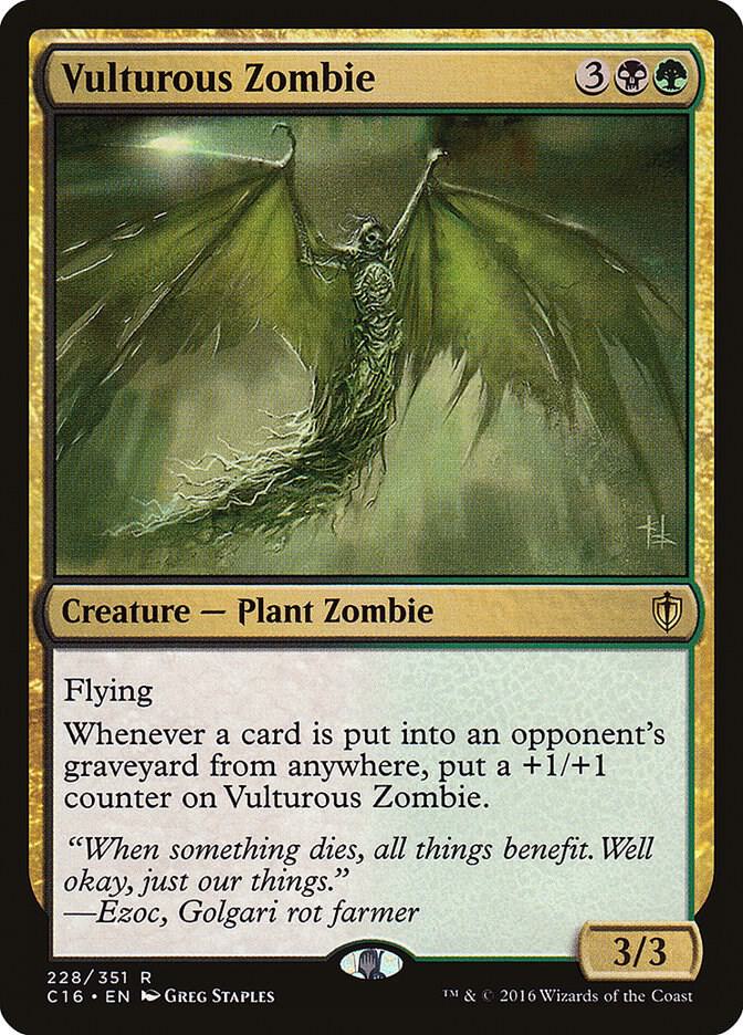 Vulturous Zombie 228 card from Commander 2016