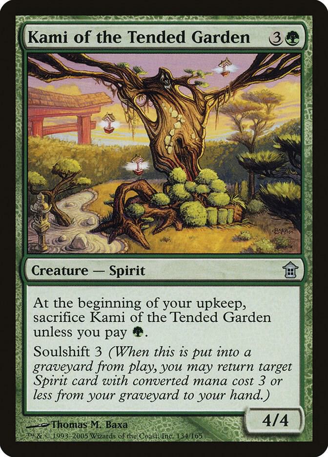 Kami of the Tended Garden 134 card from Saviors of Kamigawa
