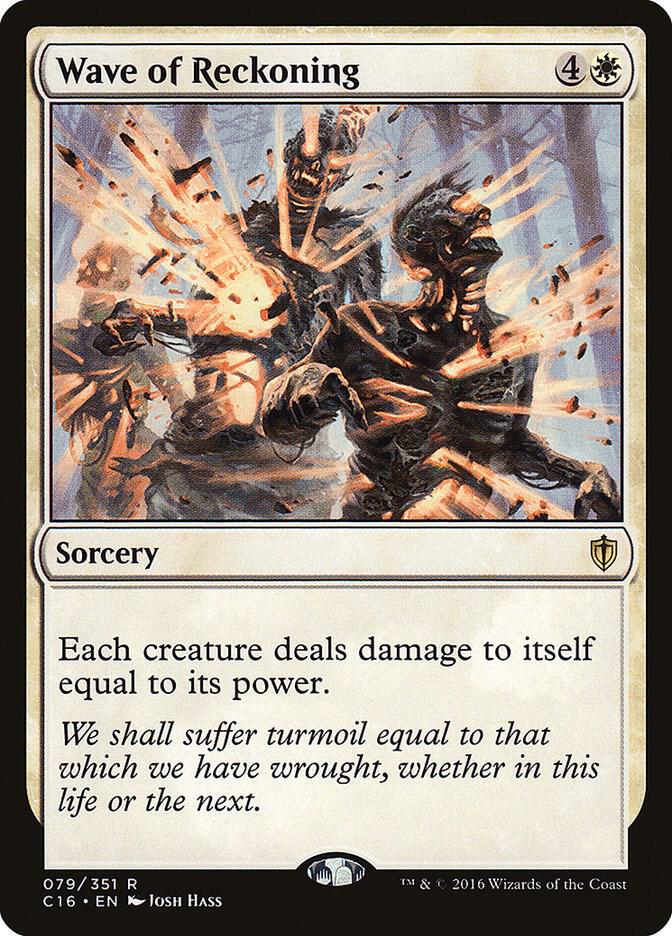 Wave of Reckoning 79 card from Commander 2016