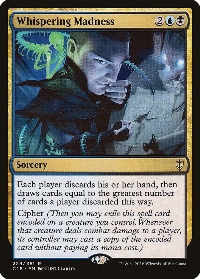 Whispering Madness 229 card from Commander 2016