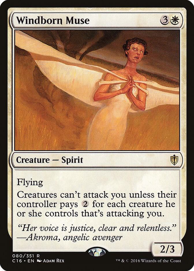 Windborn Muse 80 card from Commander 2016