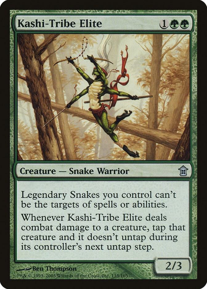 Kashi-Tribe Elite 135 card from Saviors of Kamigawa