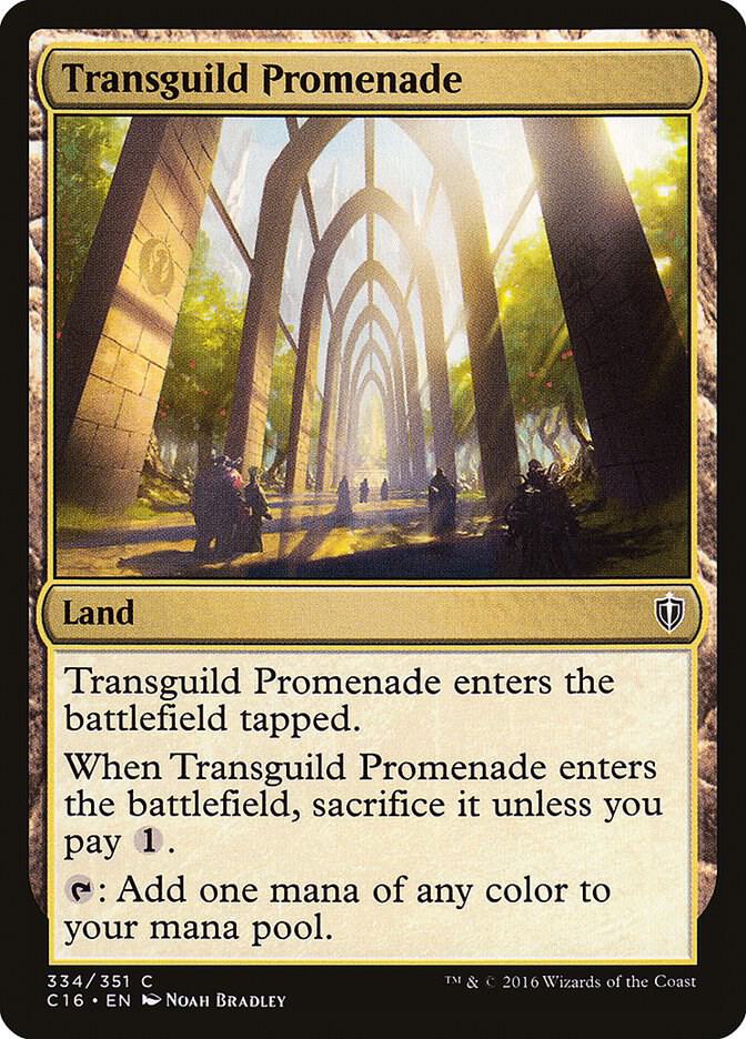 Transguild Promenade 334 card from Commander 2016